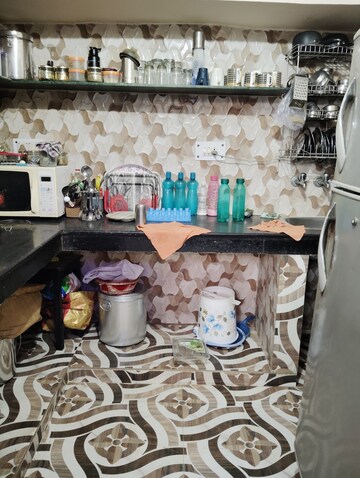 Kitchen in 1.5 BHK Apartment at Paschim Vihar – for Rent