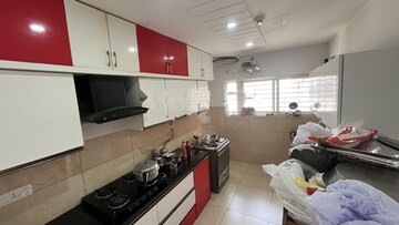 Kitchen in 4 BHK Apartment at Prestige High Fields, Gachibowli – for Rent