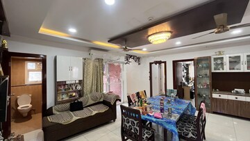 Living Room in 4 BHK Apartment at Prestige High Fields, Gachibowli – for Rent