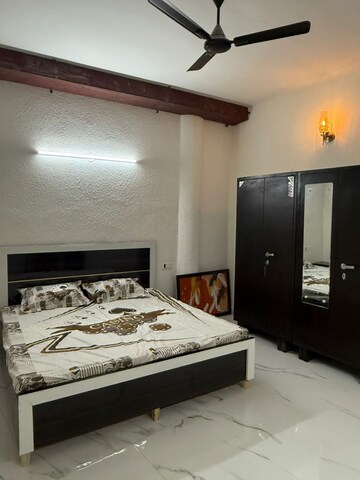 Bedroom in 1 BHK Builder Floor at DLF City Phase III, Sector 24 – for Rent