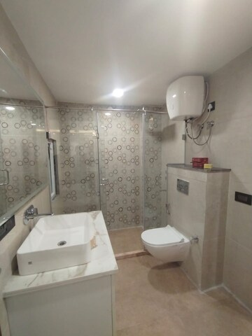 Bathroom in 3 BHK Builder Floor at Unitech Woodstock Floors, Sector 50 – for Rent