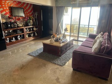 Living Room in 4 BHK Apartment at Prarthna Heights, Parel – for Rent