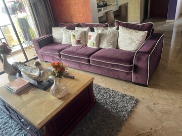 Living Room in 4 BHK Apartment at Prarthna Heights, Parel – for Rent