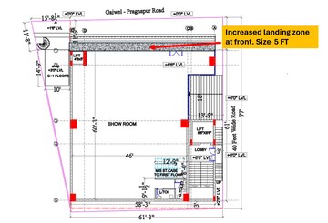  Showroom – Map Location View at Rangadampally - for Sale