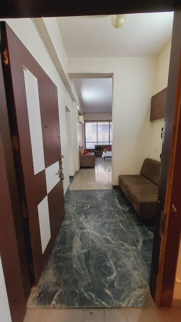 Living Room in 4 BHK Apartment at Bodakdev – for Rent