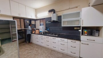 Kitchen in 4 BHK Apartment at Bodakdev – for Rent
