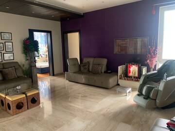 Living Room in 5 BHK Apartment at Amar Manhattan, Baner – for Sale