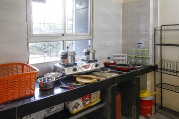 Kitchen in  Pg at Cbd Belapur Sector 11 – for Rent