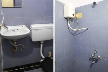 Bathroom in  Pg at Cbd Belapur Sector 11 – for Rent