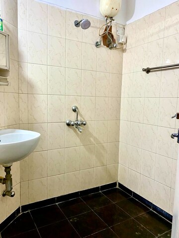 Bathroom in 2 BHK Apartment at Valentine Apartments, Goregaon East – for Rent