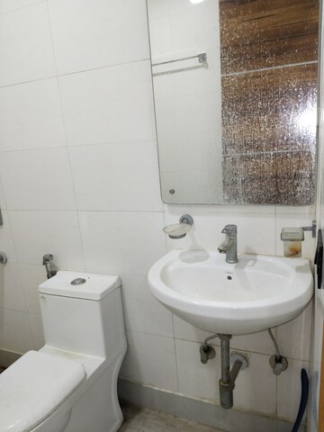 Bathroom in 3 BHK Apartment at Khirki Extension – for Rent