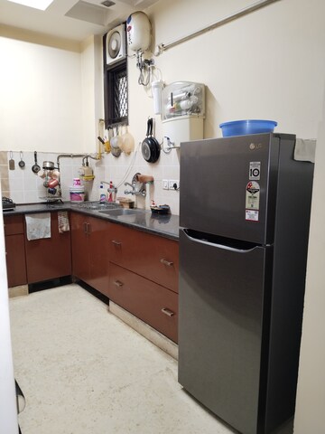 Kitchen in 3 BHK Apartment at Malviya Nagar – for Rent
