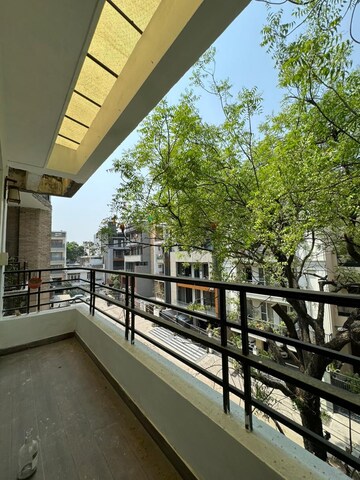 Balcony in 3 BHK Builder Floor at Greater Kailash I – for Rent