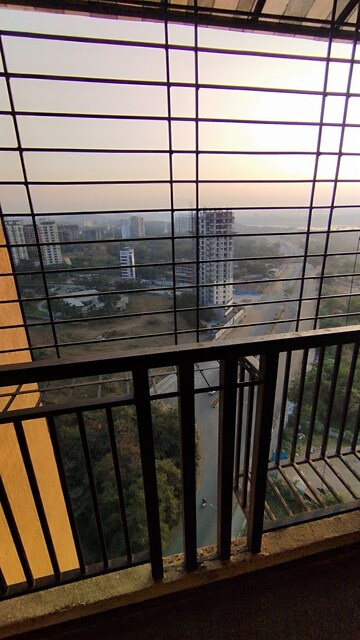 Balcony in 2 BHK Apartment at Raunak City Sector 4, Kalyan West – for Rent