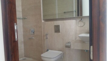 Bathroom in 2 BHK Apartment at LnT Realty Crescent Bay, Parel – for Rent