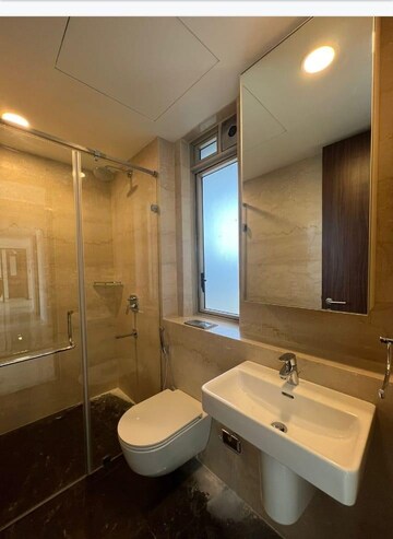 Bathroom in 3 BHK Apartment at Lodha Kiara, Worli – for Rent