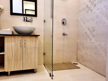 Bathroom in 3 BHK Apartment at Fortune Victoria Heights, Dhakoli Village – for Sale
