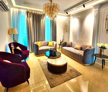 Living Room in 3 BHK Apartment at GVT Beliston Avenue, Dhakoli Village – for Sale