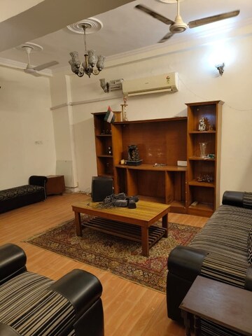 Living Room in 4 BHK Builder Floor at Greater Kailash I – for Rent