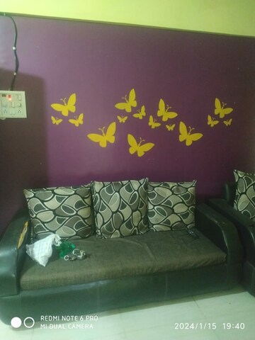 Living Room in 1 BHK Apartment at Diva – for Rent