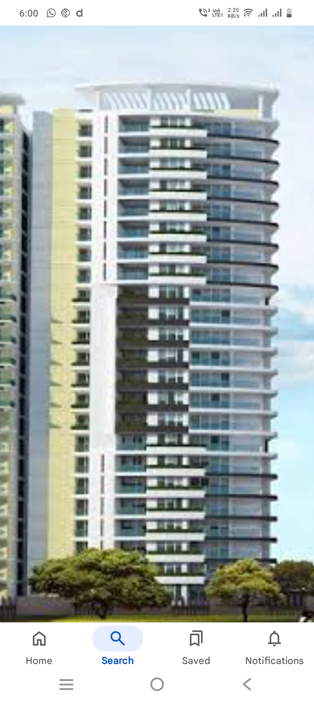 3 BHK + Study Room 1700 Sq.Ft. Apartment in Amrapali Crystal Homes