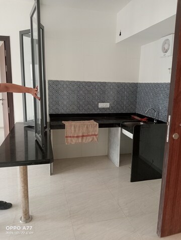 Kitchen in 1 BHK Apartment at Lodha Crown Quality Homes, Majiwada – for Rent