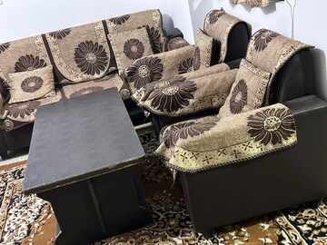 Living Room in 2 BHK Apartment at Raj Nagar Extension – for Rent