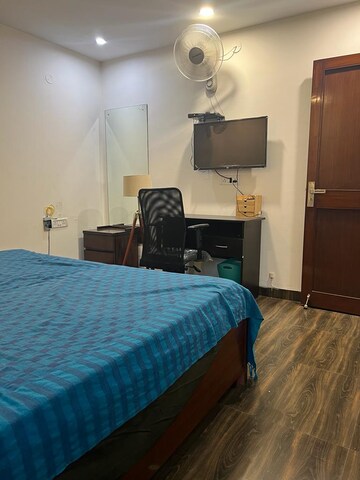 Bedroom in 1 BHK Builder Floor at Ansal Sushant Lok I, Sector 43 – for Rent