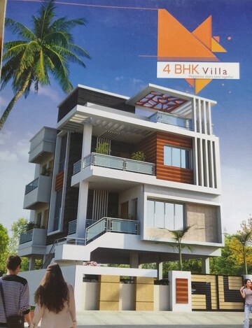 4 BHK Villa – Exterior View View at Zingabai Takli - for Sale