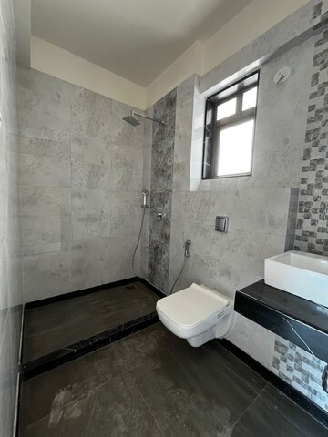 Bathroom in 3 BHK Apartment at Rajesh Raj Infinia, Malad West – for Rent