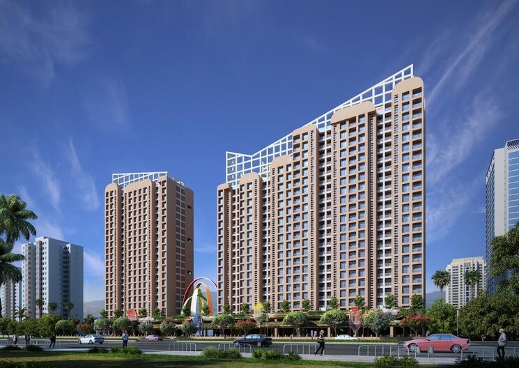 Exterior View, kharghar 3 Bedroom 915 Sq.Ft. Apartment In Kharghar Navi Mumbai 8000329