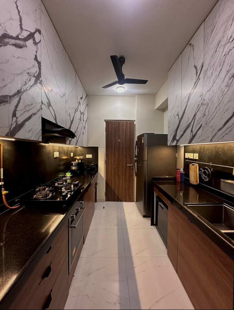 Kitchen, lodha-sterling 2 Bedroom 1050 Sq.Ft. Apartment In Kolshet Road Thane 8000325