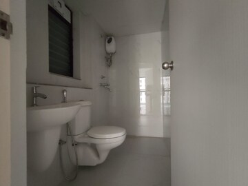 Bathroom in 2 BHK Apartment at Runwal Gardens Phase 2, Dombivli East – for Rent