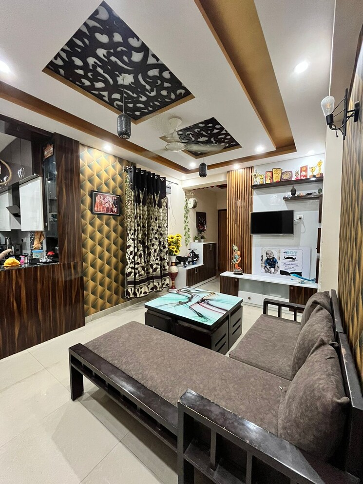 Living Room, adore-happy-homes-grand 2 Bedroom 550 Sq.Ft. Apartment In Sector 85 Faridabad 8000822