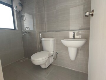 Bathroom in 1 BHK Apartment at Runwal Gardens Phase 2, Dombivli East – for Rent