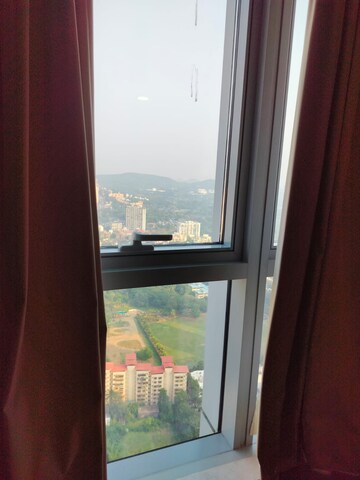 Balcony in 3 BHK Apartment at Oberoi Realty Exquisite, Goregaon East – for Rent