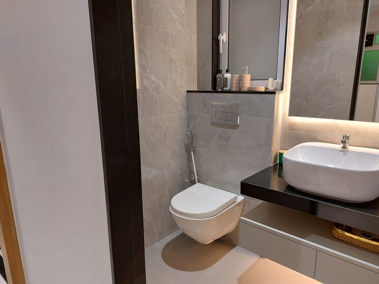 Bathroom, sheth-edmont-aurelia 3 Bedroom 1218 Sq.Ft. Apartment In Kandivali West Mumbai 8001000