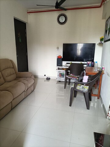 Living Room in 1 BHK Apartment at Bhagwati Skylon, Kalyan East – for Rent