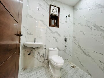 Bathroom in 2 BHK Builder Floor at Freedom Fighters Enclave – for Rent