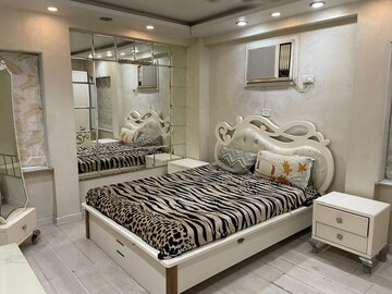 Bedroom in 3 BHK Apartment at Transcon Triumph Tower, Andheri West – for Rent