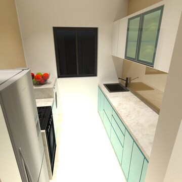 Master Bedroom in 1 BHK Apartment at Real Emporium, Vasai East – for Sale