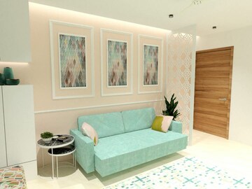 Bedroom in 1 BHK Apartment at Real Emporium, Vasai East – for Sale