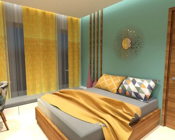 Bedroom in 1 BHK Apartment at Real Emporium, Vasai East – for Sale