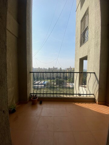 Balcony in 3 BHK Apartment at Goel Ganga Carnation, Koregaon Park – for Rent