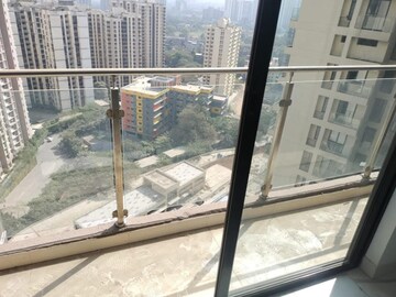 Balcony in 1 BHK Apartment at Ashar Axis, Majiwada – for Rent