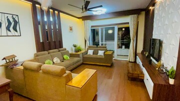Living Room in 3.5 BHK Apartment at Vajram Tiara, Yelahanka – for Rent