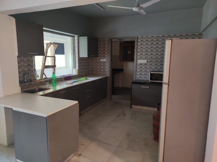 Kitchen, river-crest-apartment 3 Bedroom 2200 Sq.Ft. Apartment In Sangamvadi Pune 8001446