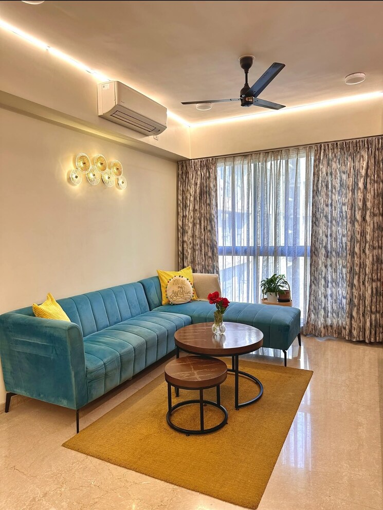 Living Room, lodha-sterling 2 Bedroom 1000 Sq.Ft. Apartment In Kolshet Road Thane 8001466