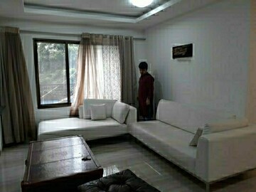 Living Room in 2 BHK Apartment at K Raheja Heights, Malad East – for Rent