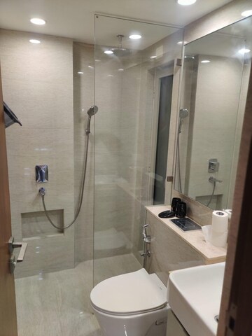 Bathroom in 2 BHK Apartment at Hiranandani Castle Rock, Powai – for Rent